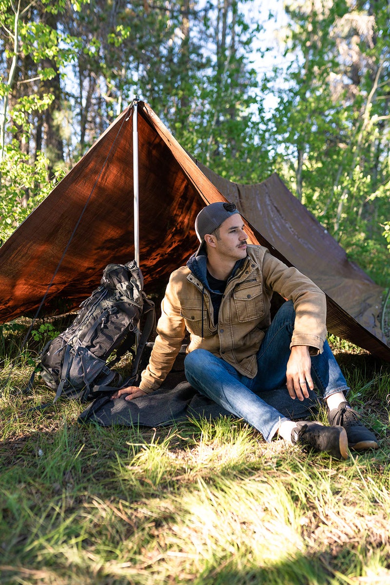 Stansport Light-Duty Rip-Stop Tarp 5' x 7' - Brown (U-57) - Image 4